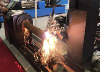 la línea de intersección cortadora de acero del tubo/6-150m m del CNC 5-Axis instala tubos la cortadora del laser
