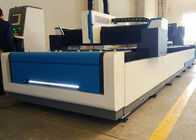 Cortadora de acero del laser del CNC de la eficacia alta, 1000W cortador industrial del laser de 1500 x de 6000m m