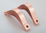 Conexión de cobre flexible de la barra de distribución del alambre de cobre 99,99% desnudos, puente flexible de cobre laminado