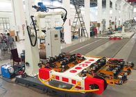 Estación robótica auto de los sistemas de la soldadura para la bandeja de aluminio/la soldadura de aluminio de la plataforma