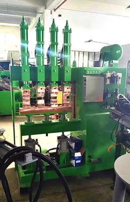 Cabeza multi automática 380V de la soldadora 150KVA del alambre del condensador del refrigerador