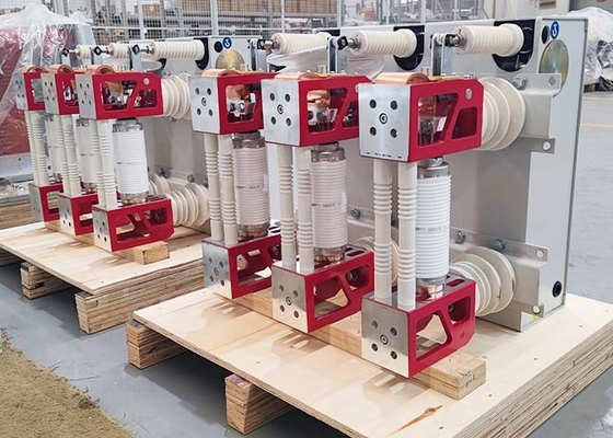 CA trifásica 50HZ 12KV del disyuntor de alto voltaje del vacío 50KA para arriba a 4000A