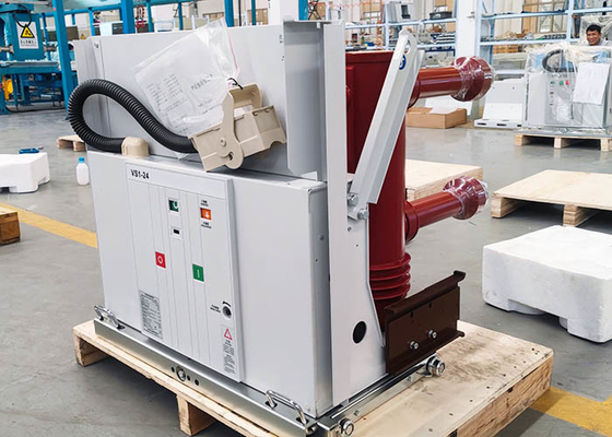 1250-31.5 disyuntor de alto voltaje VS1 del vacío con el tipo estirable DC110V