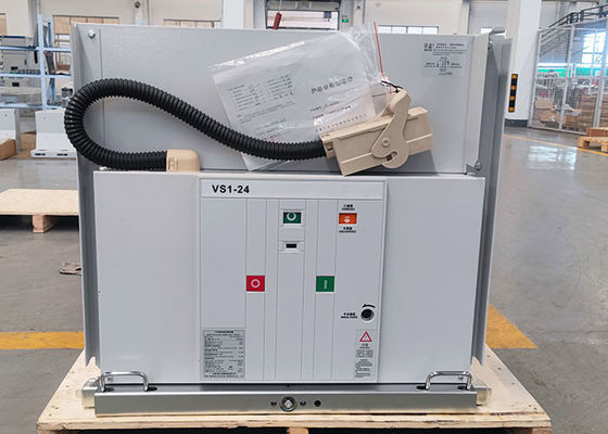 1250-31.5 disyuntor de alto voltaje VS1 del vacío con el tipo estirable DC110V