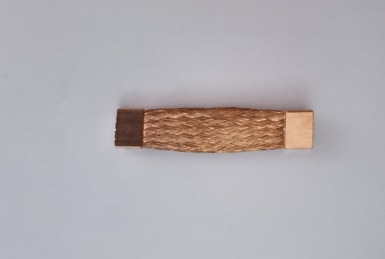 Conector de cobre flexible trenzado Barra colectora de cobre personalizada CE ISO CCC
