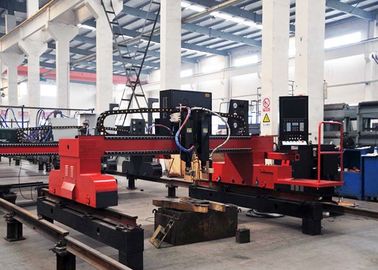 Tipo industrial máquina para corte de metales del pórtico de la llama del plasma del CNC con el motor de Panasonic