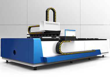 cortadora del laser del CNC de la fibra 500W 1500 x 3000m m con fuente de laser de Racus IPG