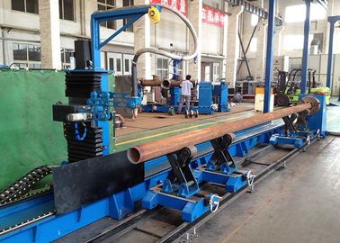 Cortadora del tubo del CNC de AXIS de la intersección 6 con la longitud útil de 6000m m