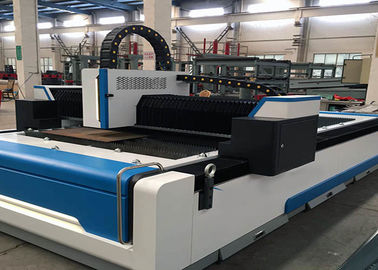 Cortador del laser del CNC de la fibra del acero suave, cortadora del laser de la fibra 1000W de 1500 x de 3000m m