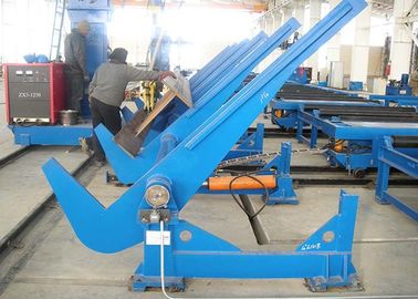 Cadena de producción del haz de 60 grados H que vuelca velocidad ajustable de la soldadura de la máquina