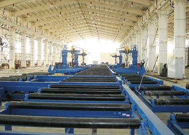 Cadena de producción resistente del transportador de rodillo, 2,5 T/m que cargan la línea del haz de Transfoming H
