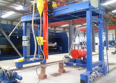 Tipo soldadora del pórtico auto de poste ligero para el alto poder 10KW del motor principal del palo