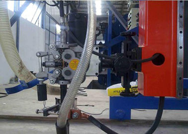 Tipo soldadora del pórtico auto de poste ligero para el alto poder 10KW del motor principal del palo