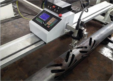 Cortadora del tubo del laser de la puerta de la lámpara, cortador de tubo de encargo del CNC del color de 50 herzios