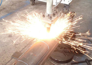 Cortadora del tubo del laser de la puerta de la lámpara, cortador de tubo de encargo del CNC del color de 50 herzios