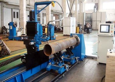 Diámetro modificado para requisitos particulares del tubo del voltaje 200-1400m m de la cortadora del tubo del plasma de la llama CNC4