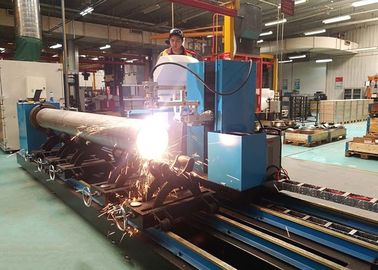 Línea de intersección cortadora del tubo del plasma del tubo máquina/CNC4-800-6 del CNC del plasma