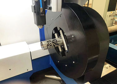 Eficacia alta negra roja FL-30-1000W de la cortadora del tubo del CNC de Raycus IPG 1000W