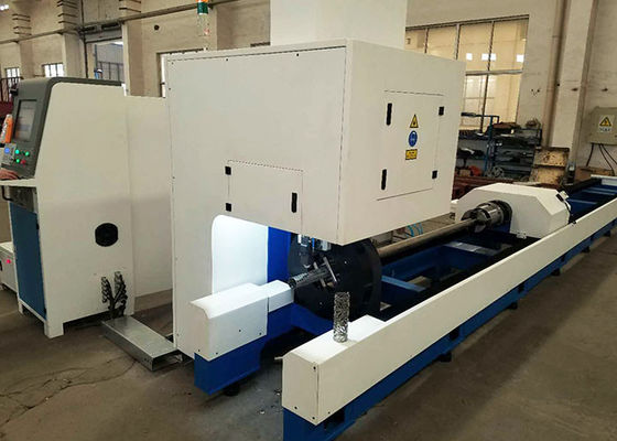 Máquina automática de corte de láser de fibra de tubería CNC de 4KW Alta velocidad de corte 1070nm Onda