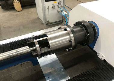 Laser automático 380V/50Hz de la fibra del metal del acero inoxidable de la cortadora del tubo del CNC