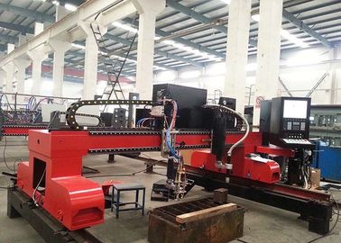 Tipo industrial máquina para corte de metales del pórtico de la llama del plasma del CNC con el motor de Panasonic