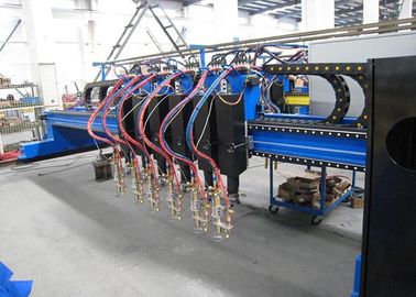 Tipo automático cortadora del pórtico del plasma del CNC con los sopletes cortadores multi de llama