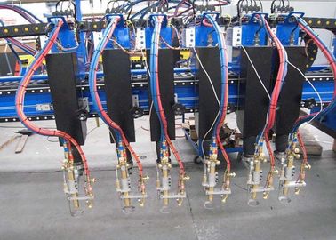 Tipo automático cortadora del pórtico del plasma del CNC con los sopletes cortadores multi de llama