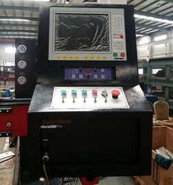 Cortadora de llama del plasma del CNC del pórtico de las placas de acero del metal con el motor de Panasonic