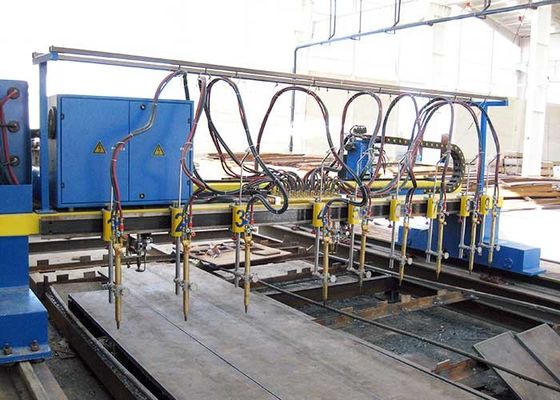 Tipo cortadora del pórtico CNC5-4000X12000 de llama de la tira para la cadena de producción del haz de H