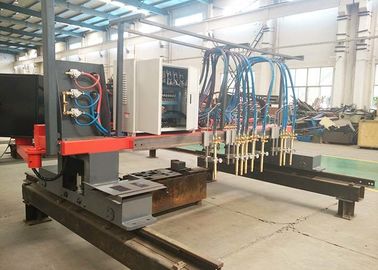 Tipo plasma del pórtico del CNC y cortadora automáticas de llama con las antorchas multi de la tira