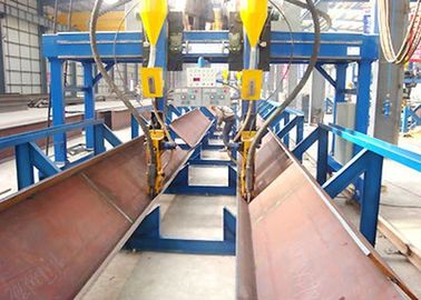 Cadena de producción automática del haz de H poder total de acero de la soldadora del pórtico 10kw