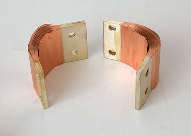 Desviaciones de cobre flexibles del CE, conector de cobre de la hoja para la conexión eléctrica