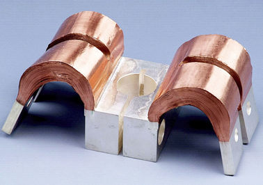 Conexión de cobre flexible de la barra de distribución del alambre de cobre 99,99% desnudos, puente flexible de cobre laminado