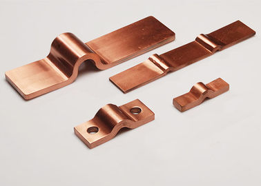 Conexión de cobre flexible de la barra de distribución del alambre de cobre 99,99% desnudos, puente flexible de cobre laminado