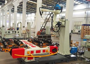 Estación robótica auto de los sistemas de la soldadura para la bandeja de aluminio/la soldadura de aluminio de la plataforma