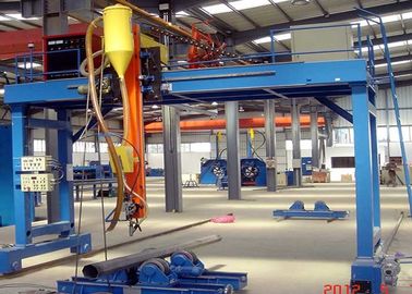 Tipo soldadora del pórtico auto de poste ligero para el alto poder 10KW del motor principal del palo