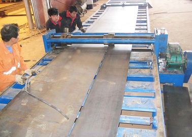 Soldadora de poco ruido de poste ligero de la máquina que raja para el corte del borde y de la placa de acero de la forma cónica