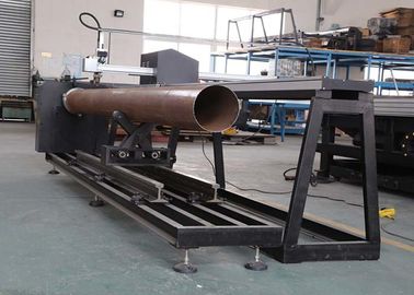Cortadora de intersección del tubo de la llama del plasma del CNC de 3 AXIS con programa técnico de gama alta