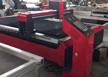 Tipo de la tabla de la impulsión del doble de la cortadora del plasma del CNC de la alta precisión de poco ruido