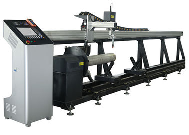 Cortadora suave de la tubería de acero del plasma del CNC de AXIS del amo 2 del tubo con el motor de Panasonic
