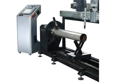 Cortadora suave de la tubería de acero del plasma del CNC de AXIS del amo 2 del tubo con el motor de Panasonic